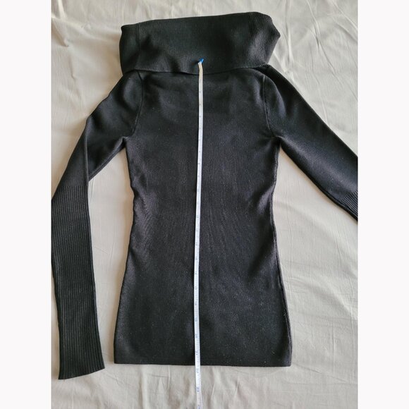 NWOT BCBG MaxAzria Silk Blend Cowl Neck Sweater - Picture 9 of 9